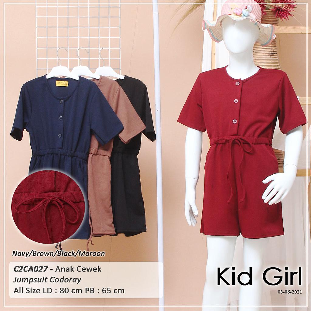 JUMSUIT KID TGN PDK PINGGANG SERUT TALI 