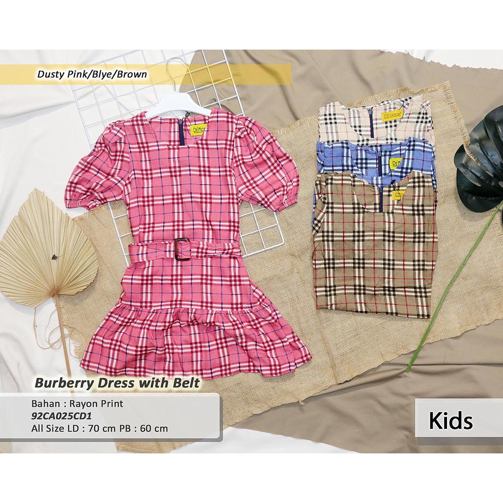 Burberry dress with belt
