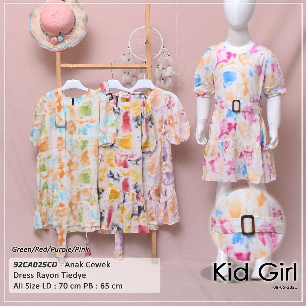 DRESS KID TGN PDK REMPEL VARIASI TALI PINGGANG GESPER