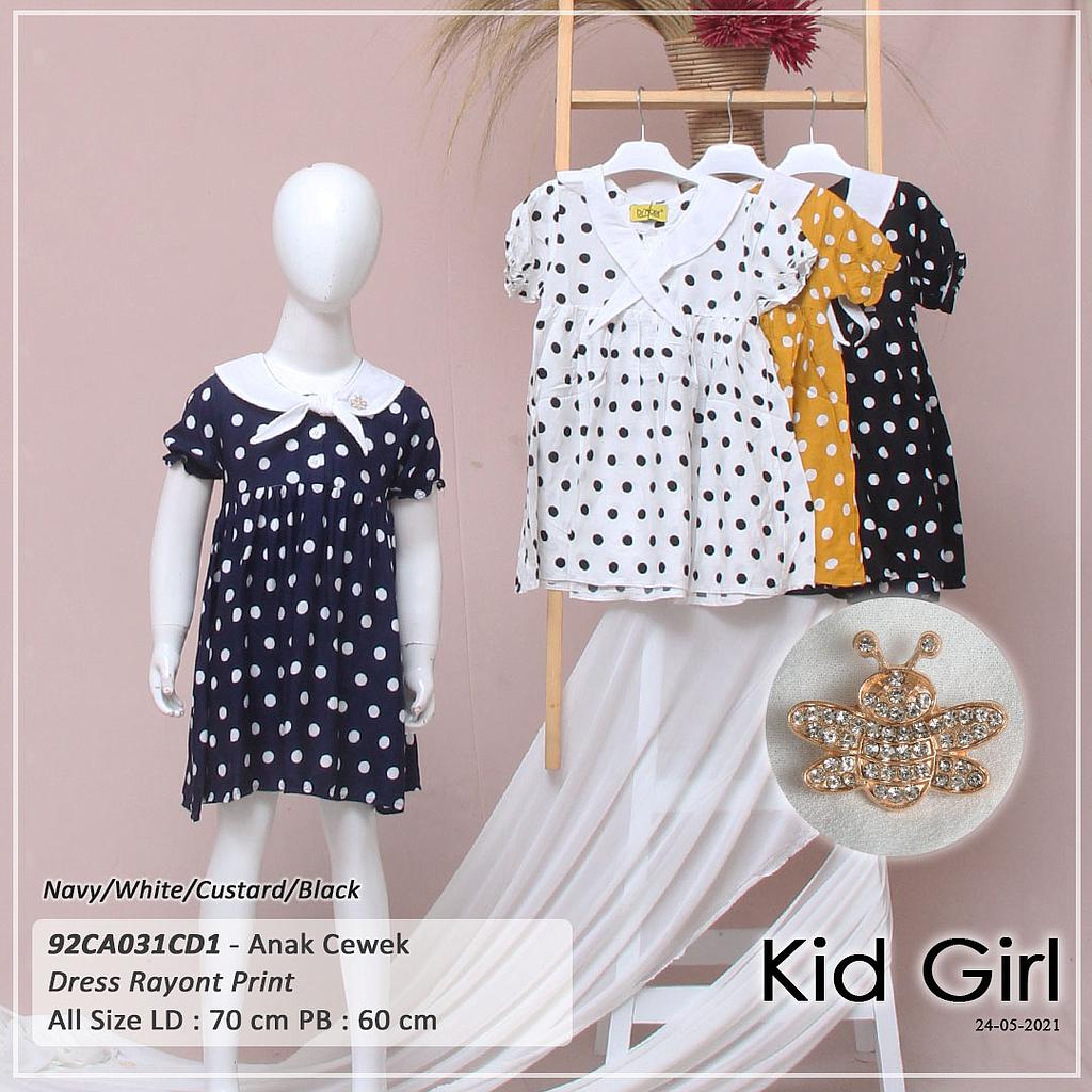 DRESS KID TGN PDK KRAH SAILOR VARIASI PINGGANG KERUT + BROS