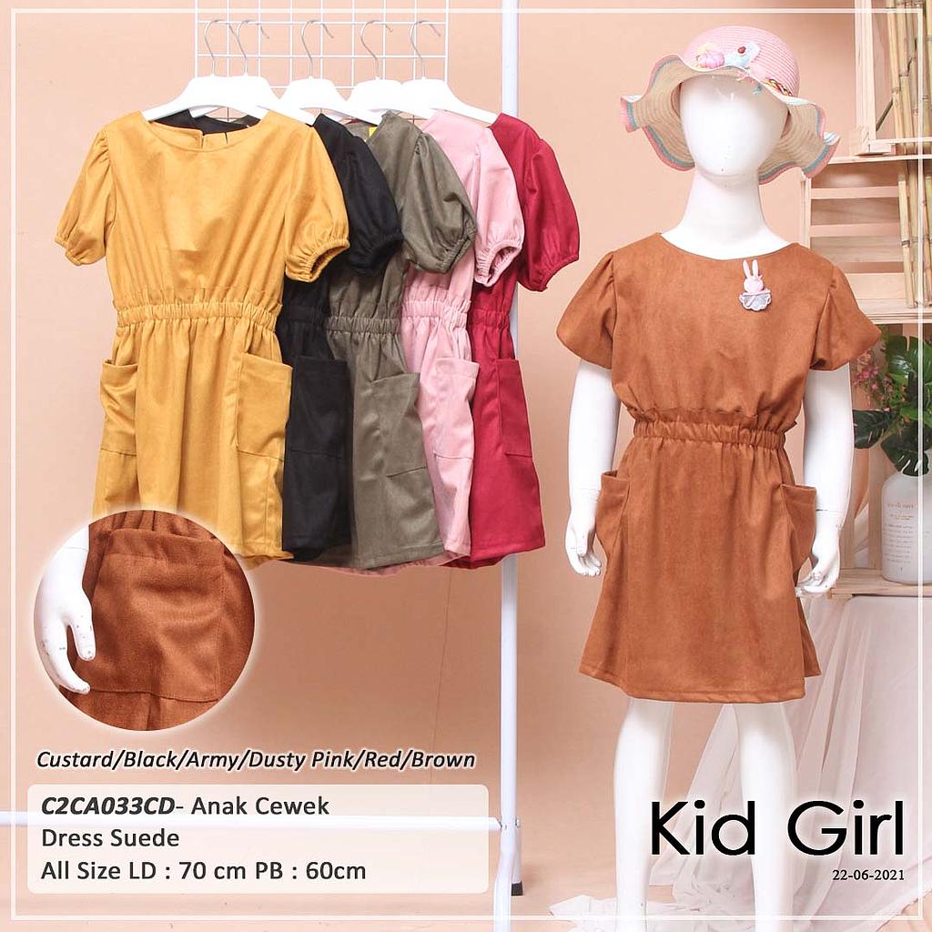 DRESS TGN PDK PINGGANG KARET VARIASI KANTONG + BROS 