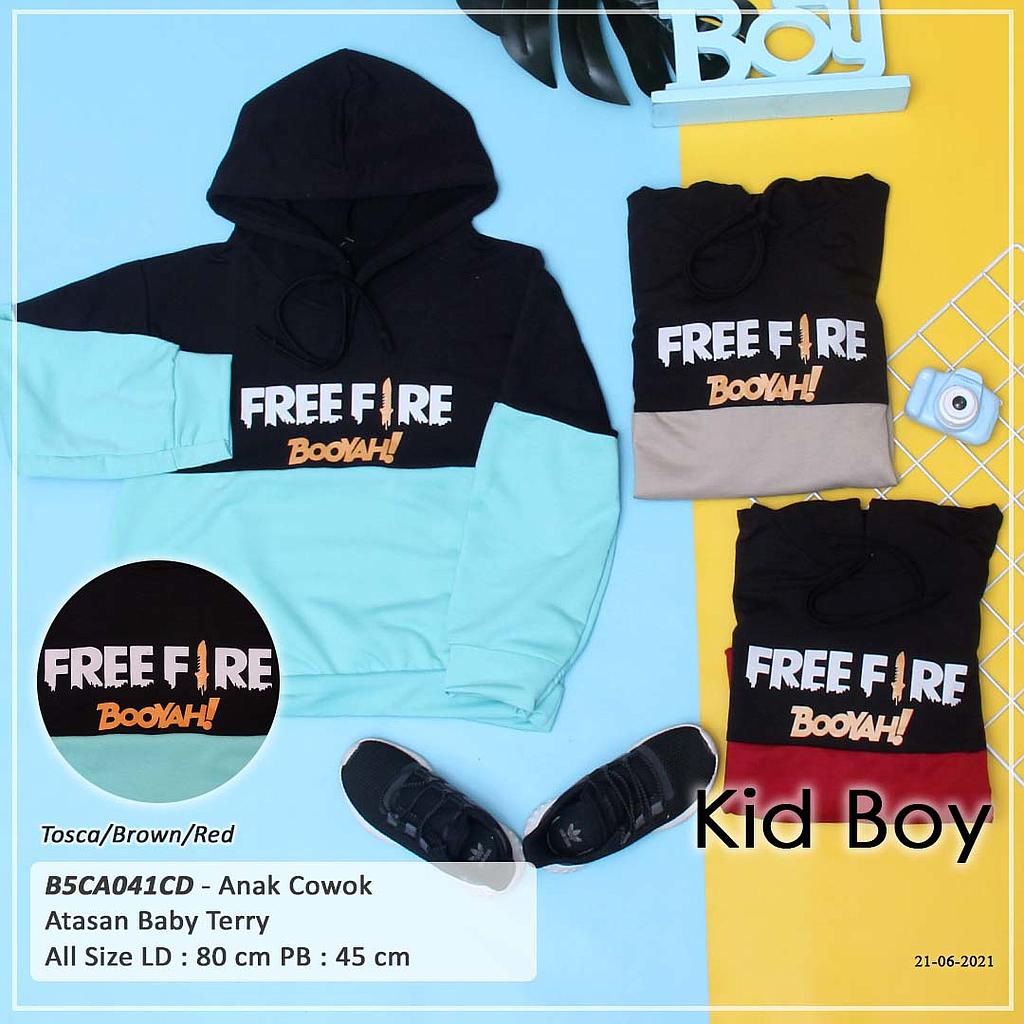 ATASAN HOODIE KOMB TGN PJG + GAMBAR DEPAN