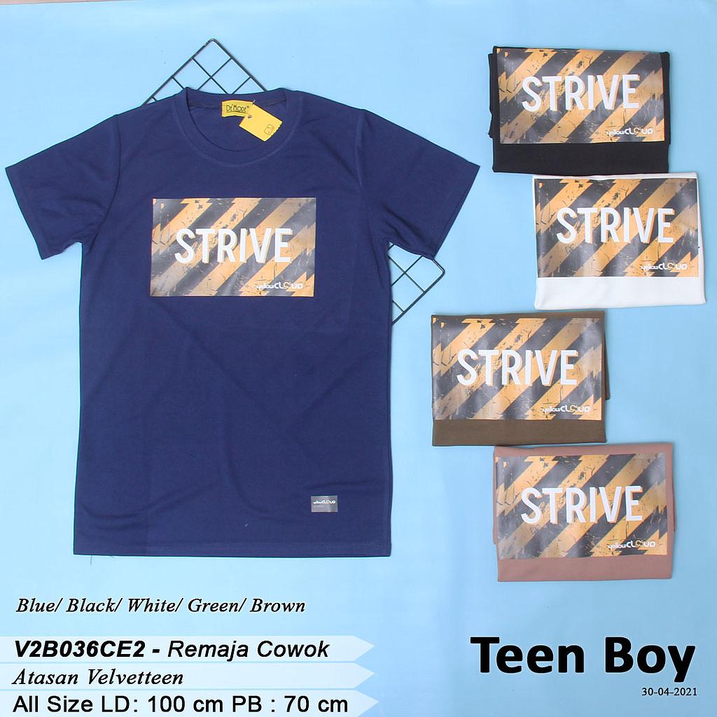T-shirt Velveteen Aplikasi