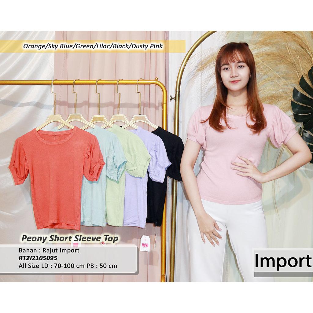 Peony short sleeve top