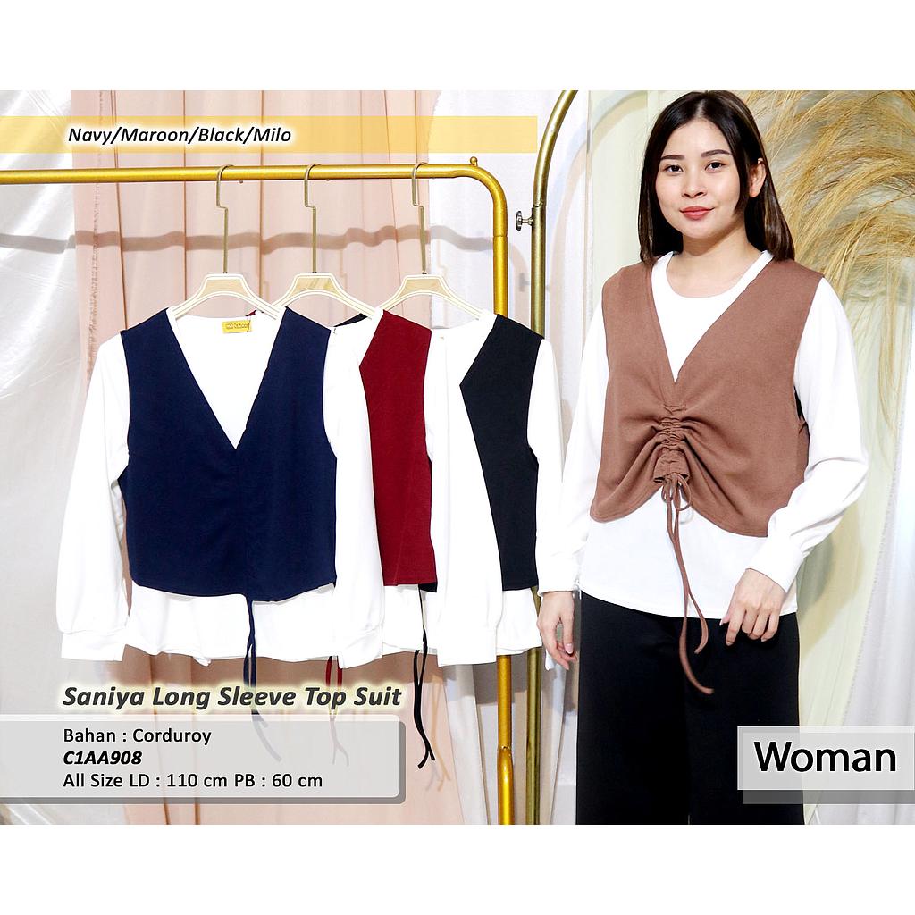saniya long sleeve top suit