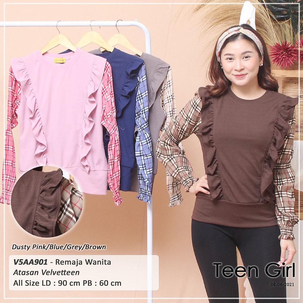 Angela Ruffle Combi Top