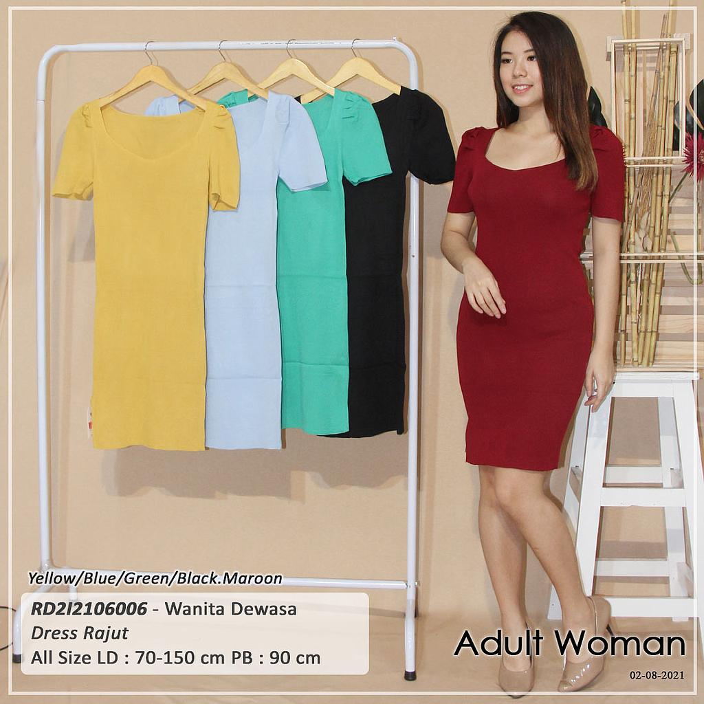 SABRINA DRESS RAJUT TGN PENDEK