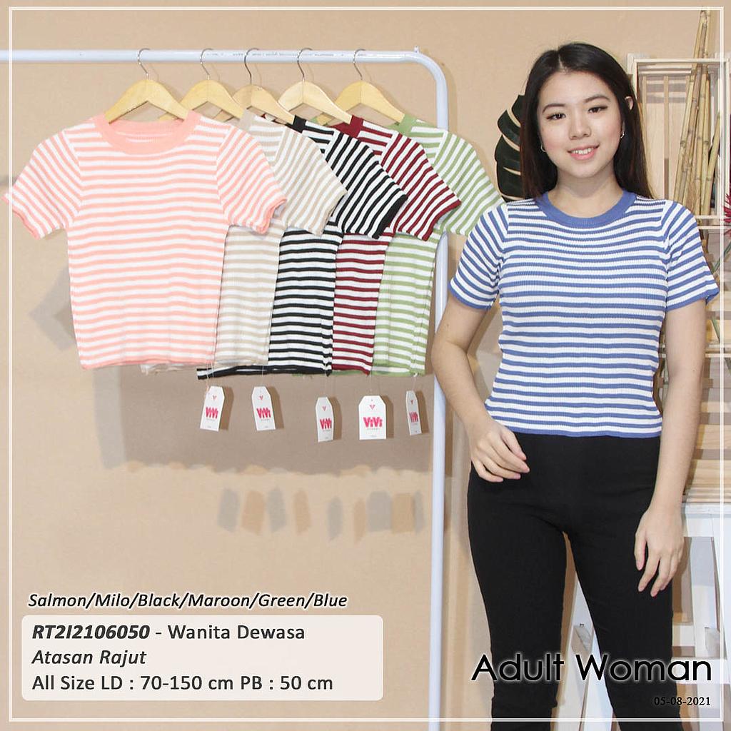 ATASAN RAJUT SALUR PENDEK