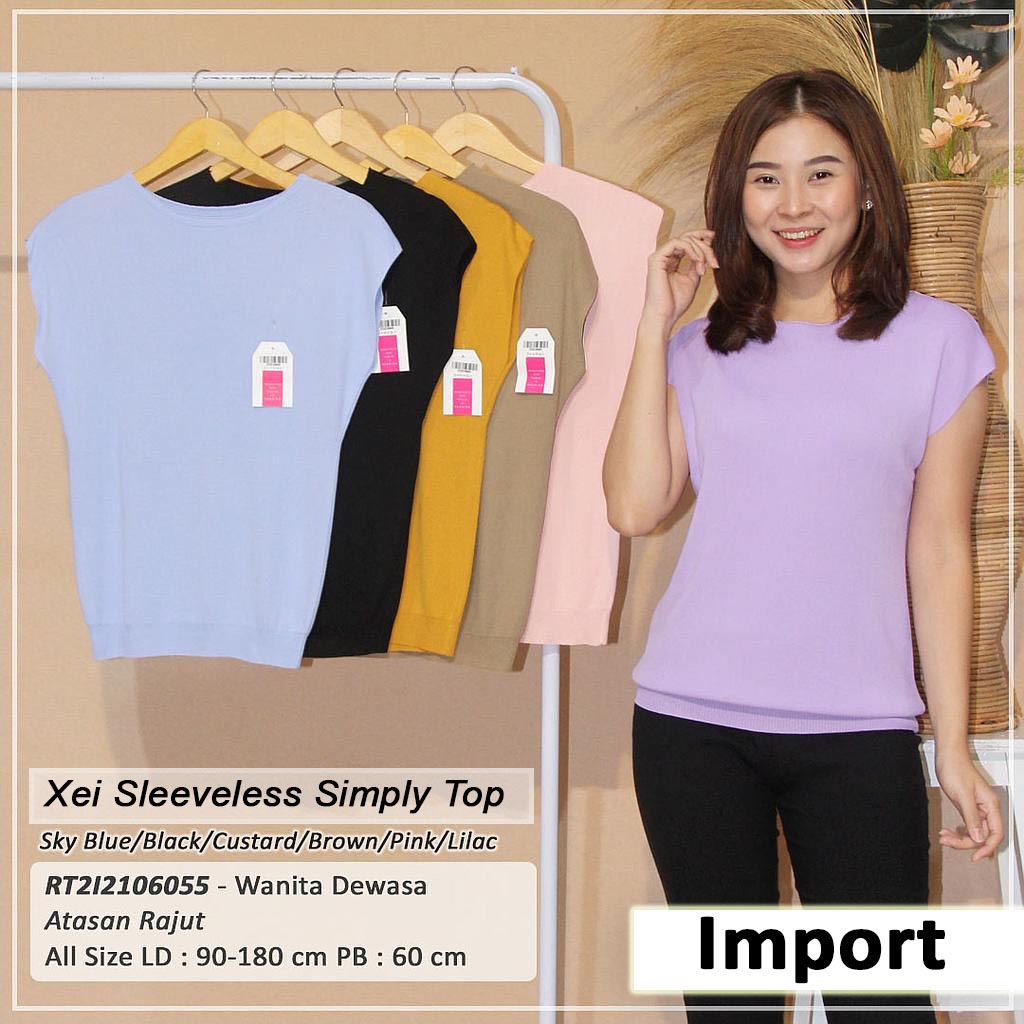 Xei sleeveless simply top
