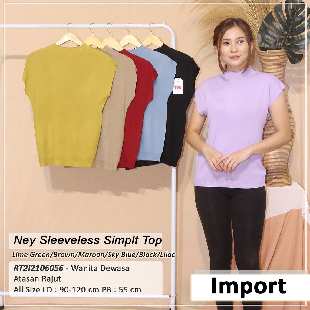 NEY SLEEVELESS SIMPLIT TOP