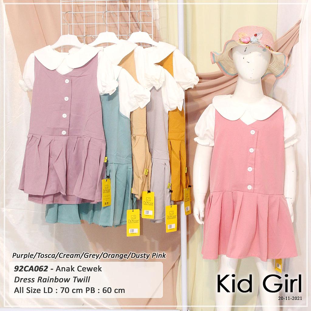 DRESS KOMBINASI ROK REMPEL 
