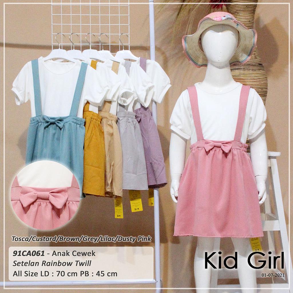 OVERALL KID SKIRT + DALAMAN KOMBINASI 