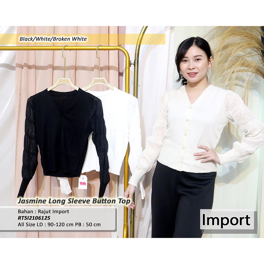 Jasmine Long sleeve Button Top
