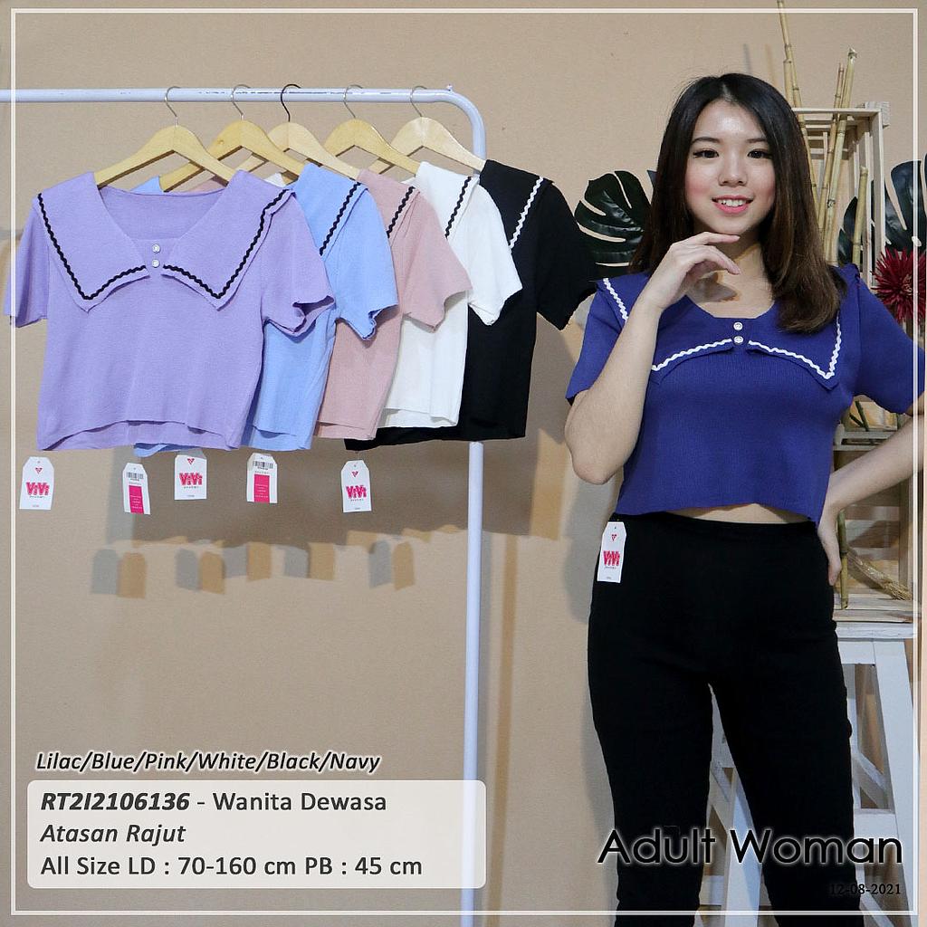 KERAH RAJUT ATASAN PENDEK