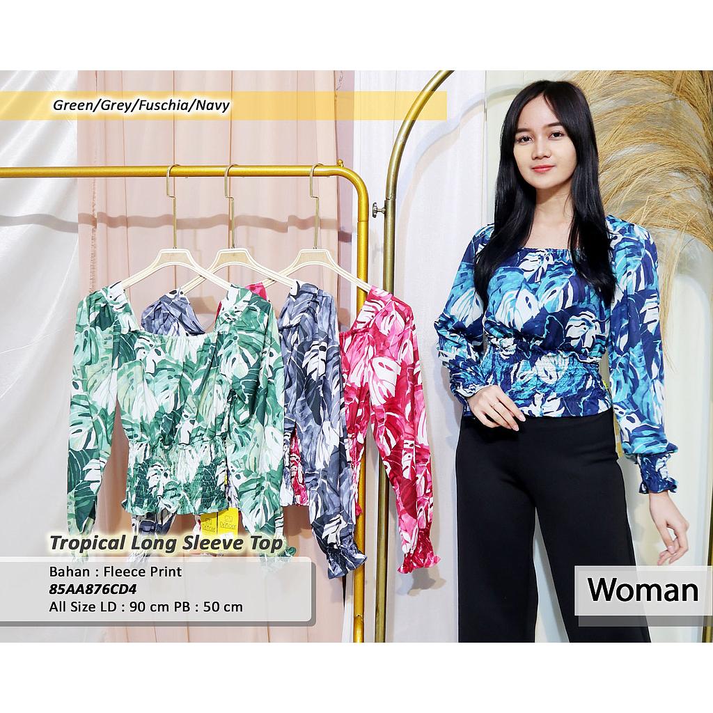 tropical long  top (AA876)