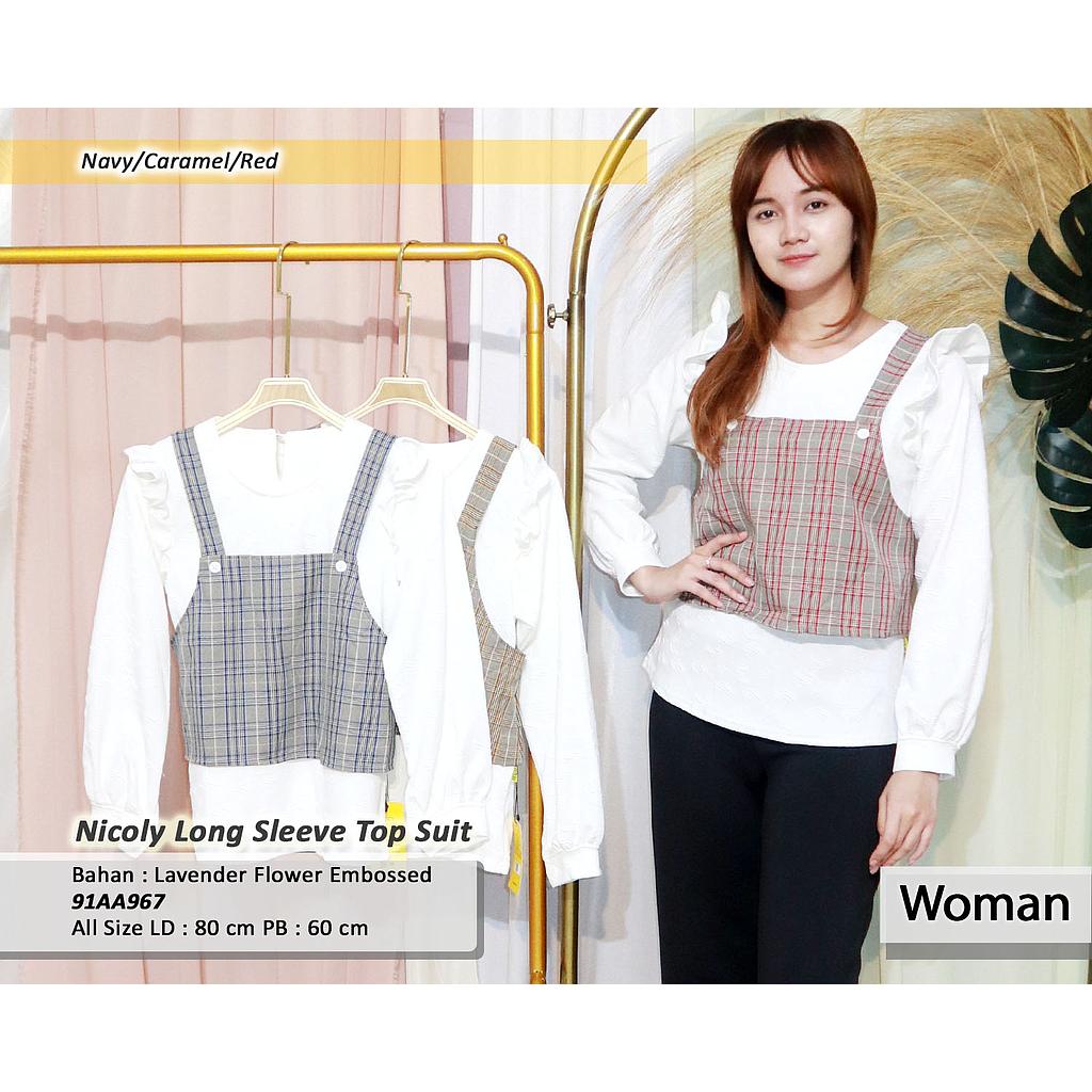 Nicoly Long Sleeve Top Suit