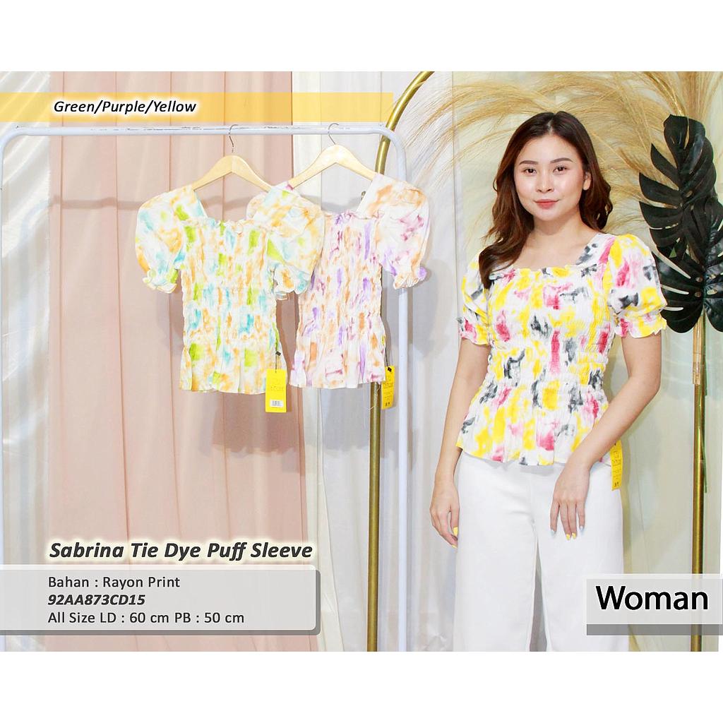 Sabrina Tie dye Puff sleeve