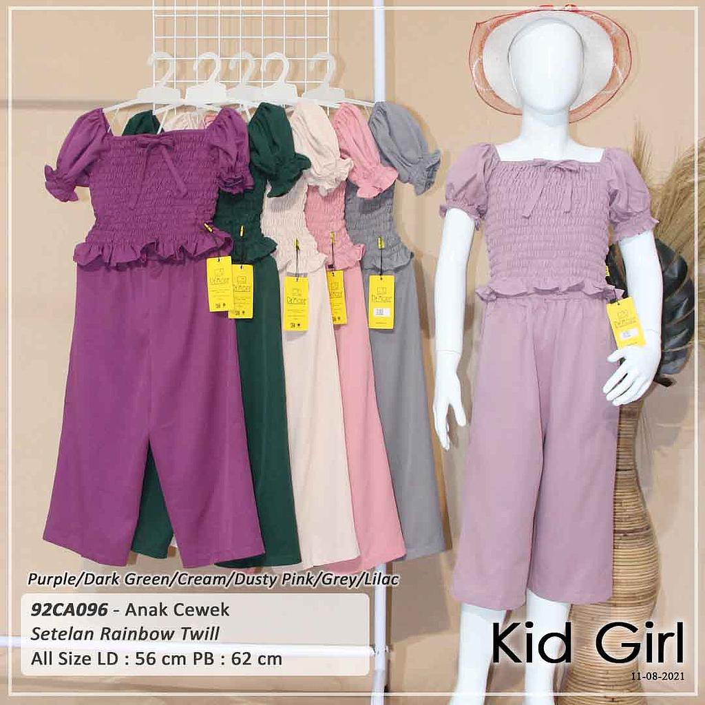 SET SABRINA SMOCK KARET + CELANA 
