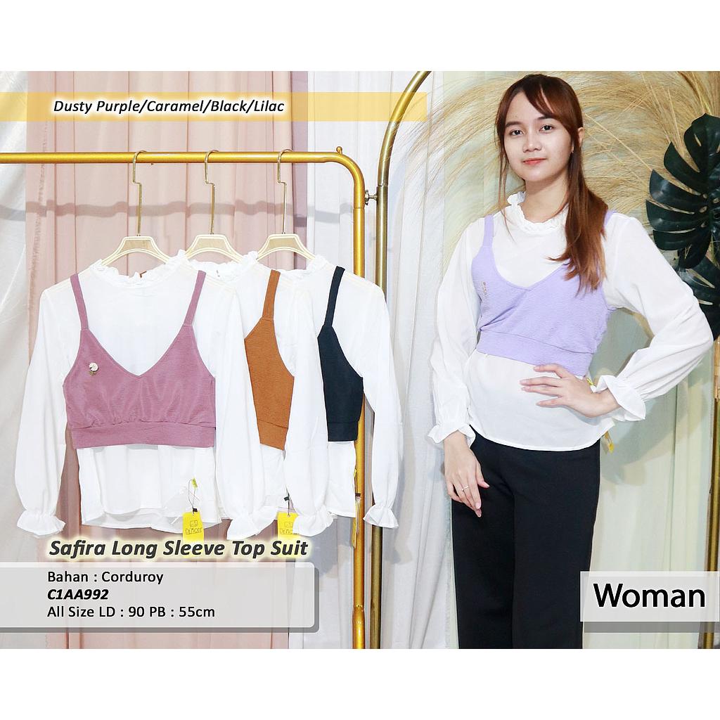 Safira long sleeve top suit