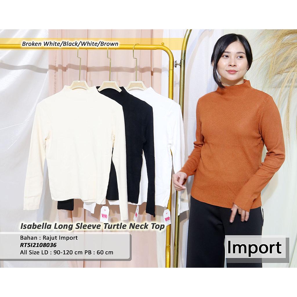 Isabella Long sleeve Turtle Neck Top