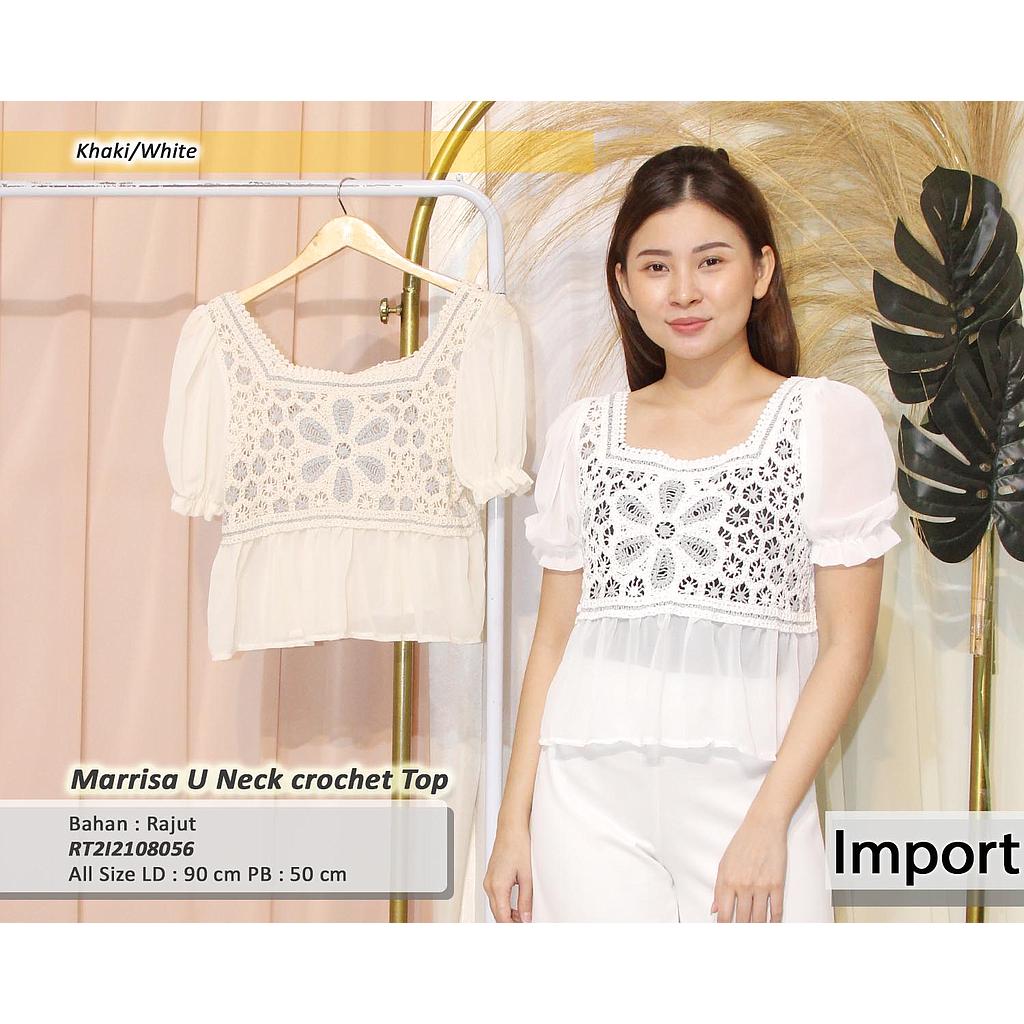 Marrisa U Neck Crochet top