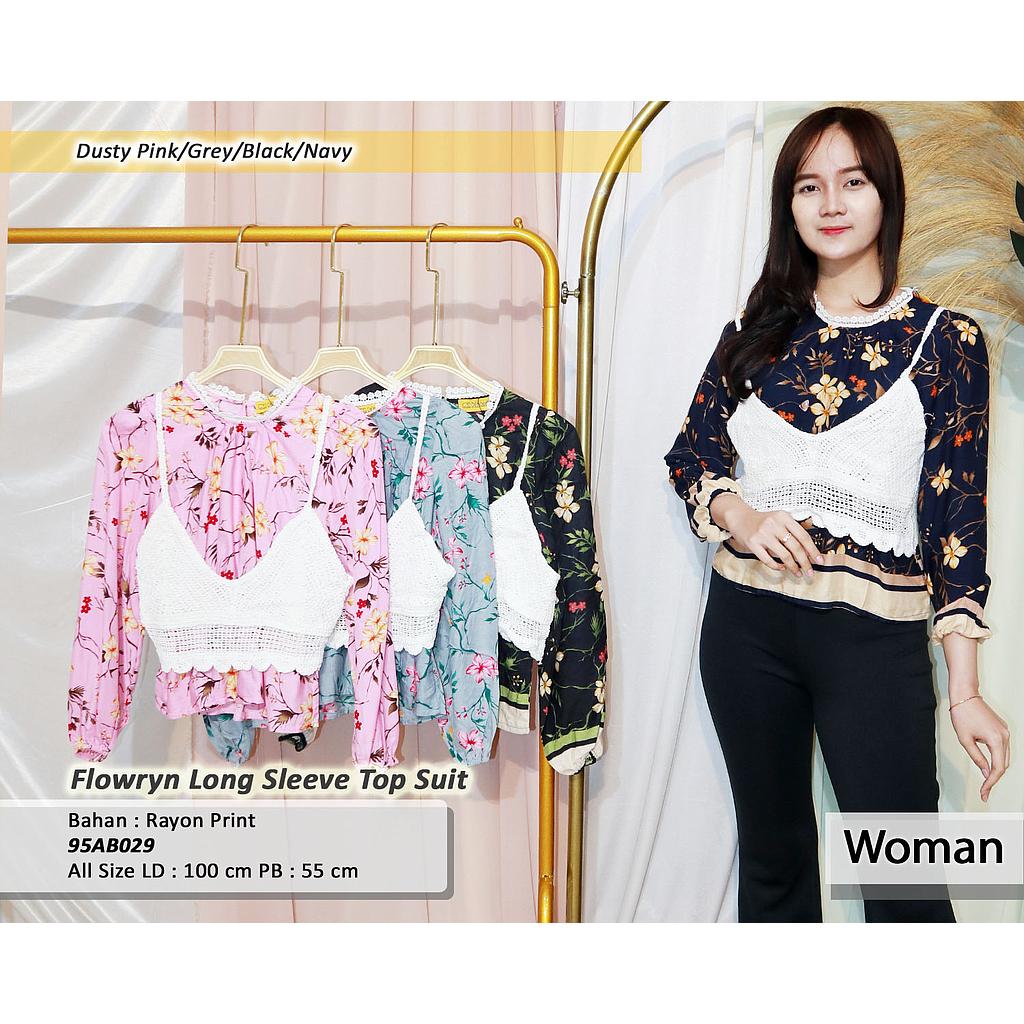 Flowryn Long sleeve top suit