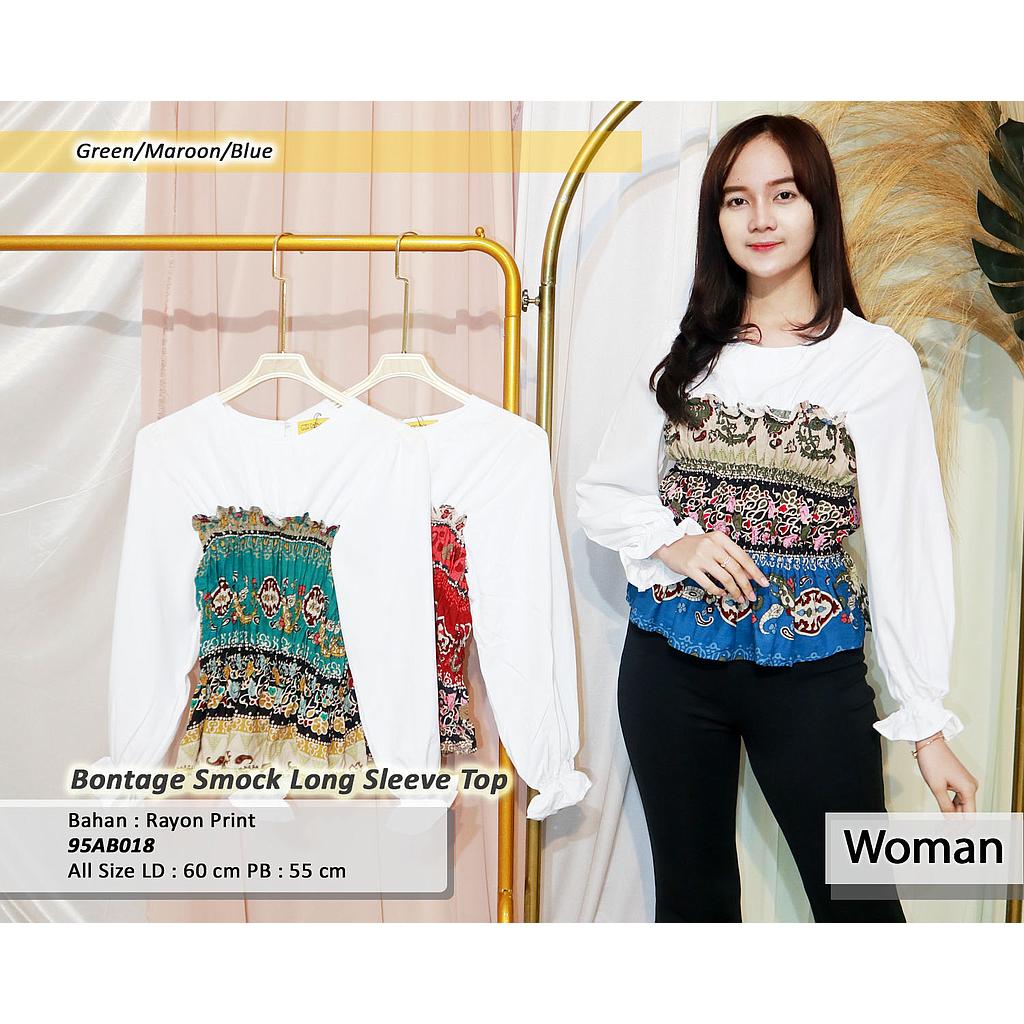 Bontage Smock Long sleeve Top