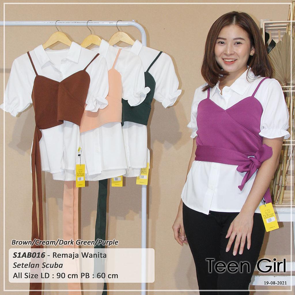 ATASAN CANSEE KIMONO DALAMAN KEMEJA KOMBINASI 