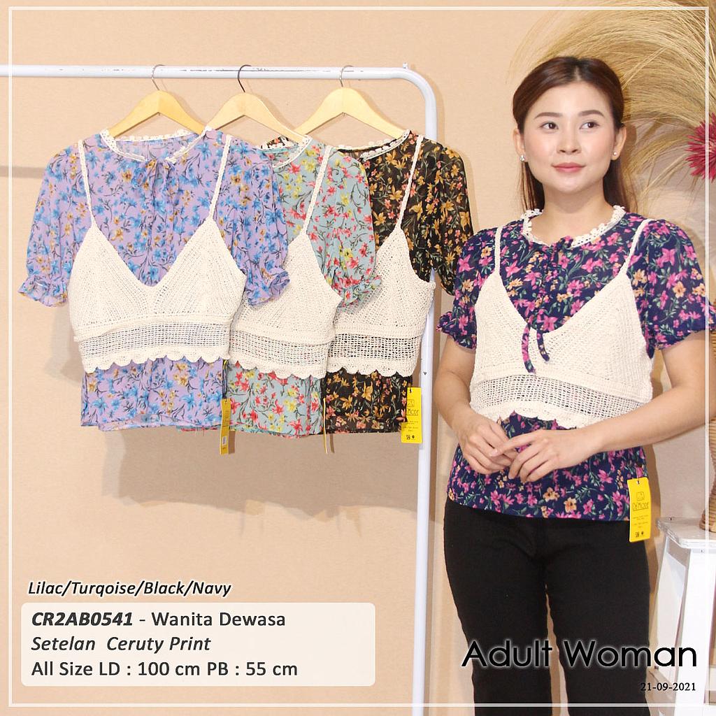 ATASAN LEHER VARIASI RENDA TGN PDK JAHIT LILIT + CROCKET IMPORT