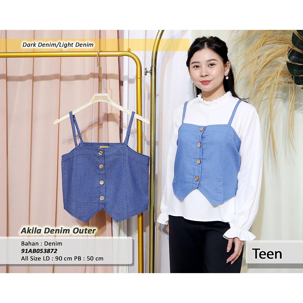 Akila denim outer (AB053)