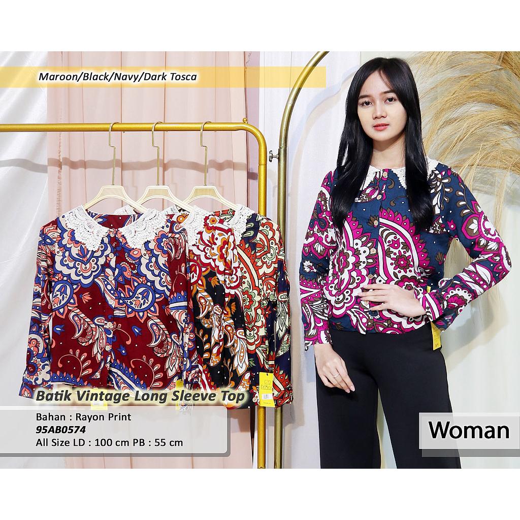 batik vintage top