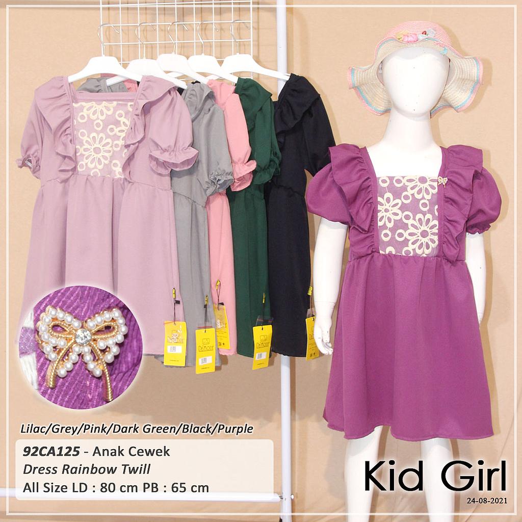 DRESS KID VARIASI LISU PINGGANG KARET 