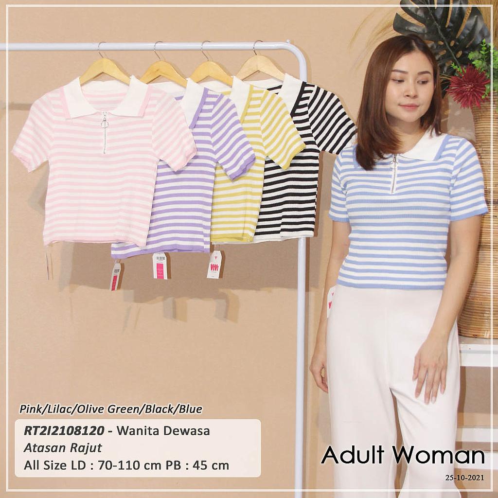ATASAN KERAH RAJUT SALUR