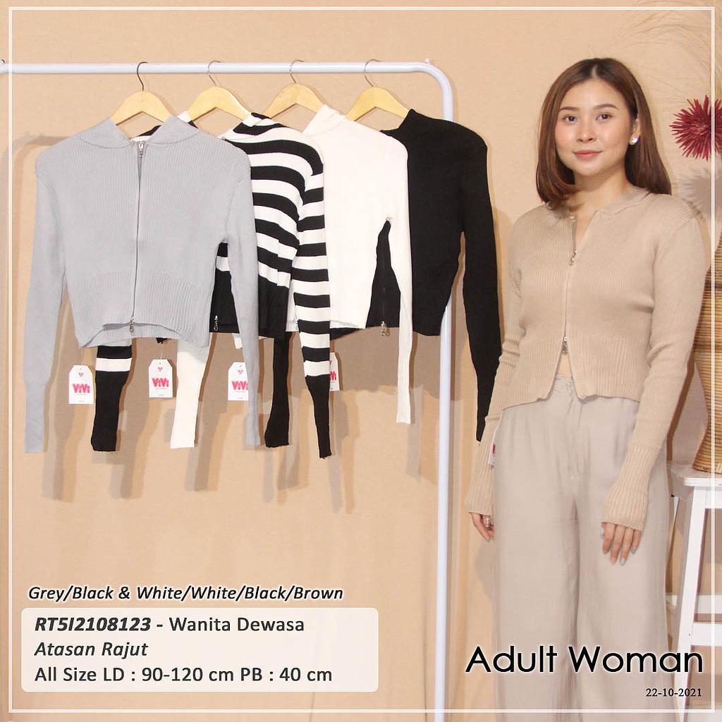 ATASAN RAJUT SALUR TANGAN PJG