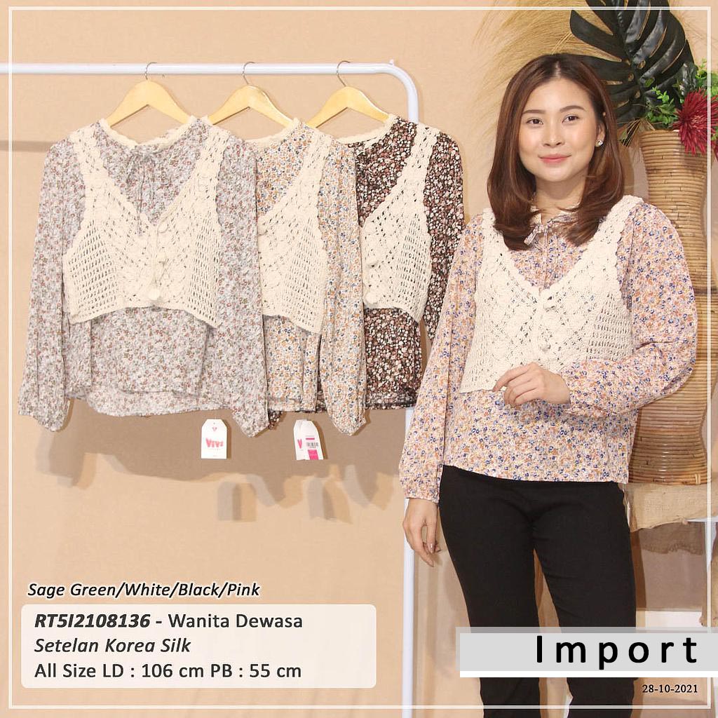 Axella Floral long sleeve with crochet
