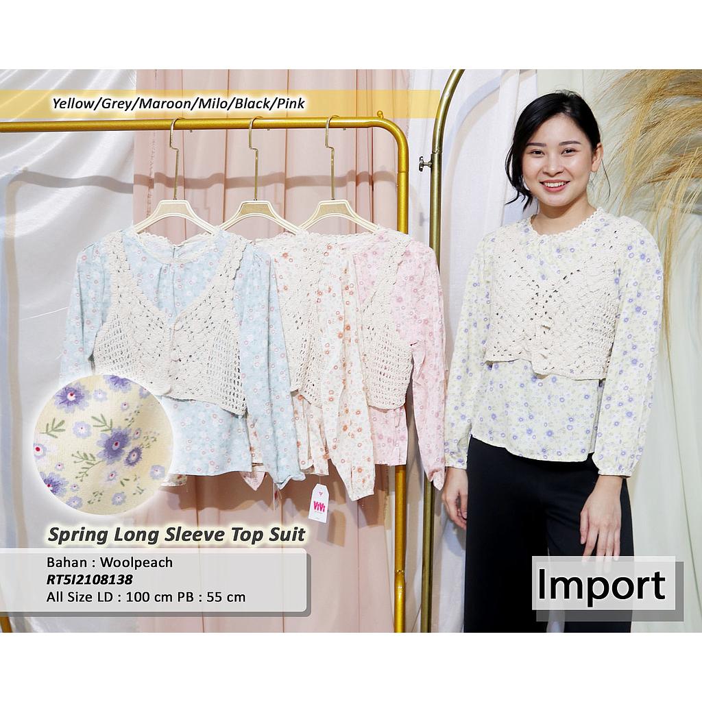 Spring Long sleeve top Suit