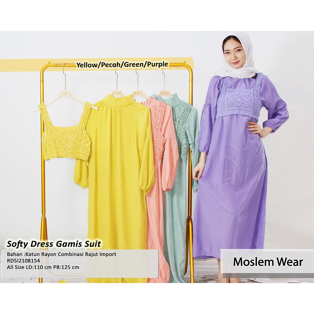 Softy dress gamis suit
