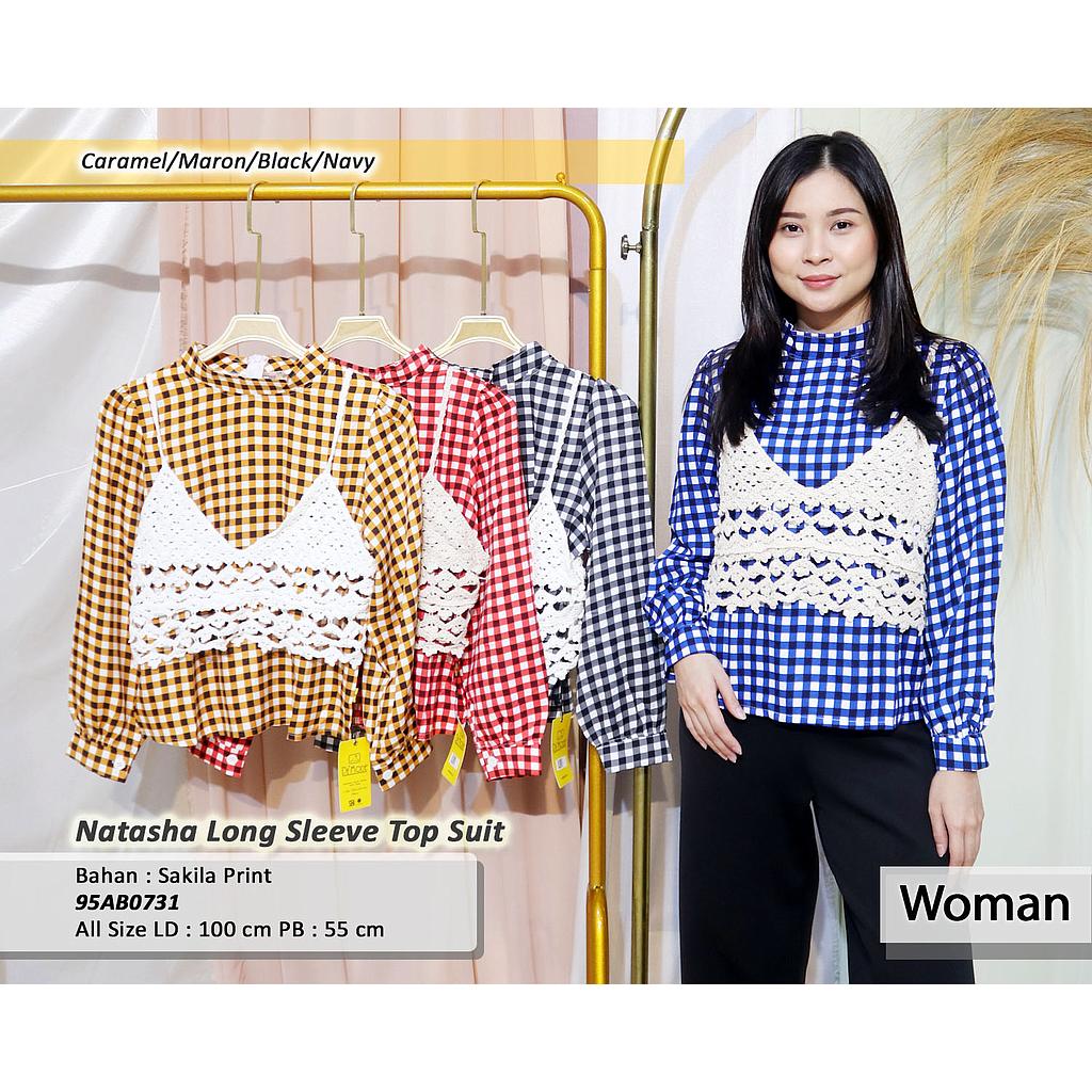 natasha long sleeve top suit
