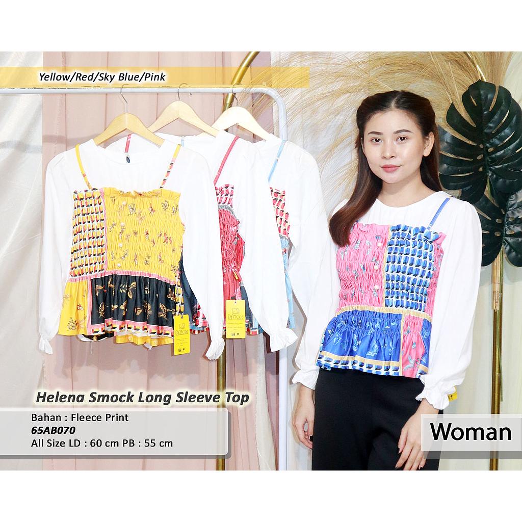 Helena Smock Long sleeve Top
