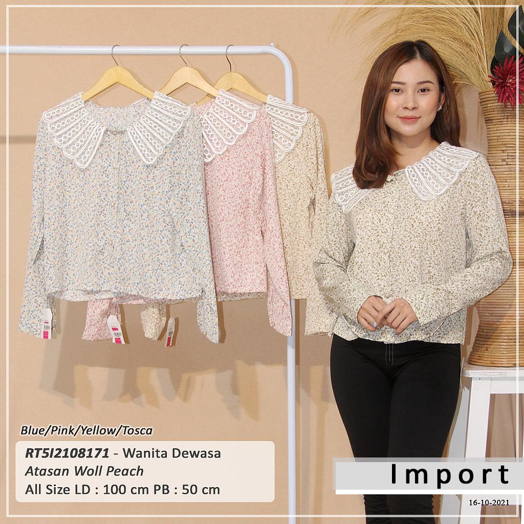 Brigitte collar lace Long sleeve