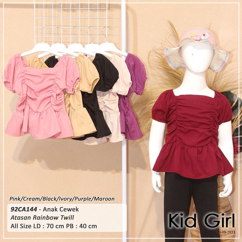 ATASAN KID LEHER SABRINA TGN PDK KARET VARIASI KERUT 