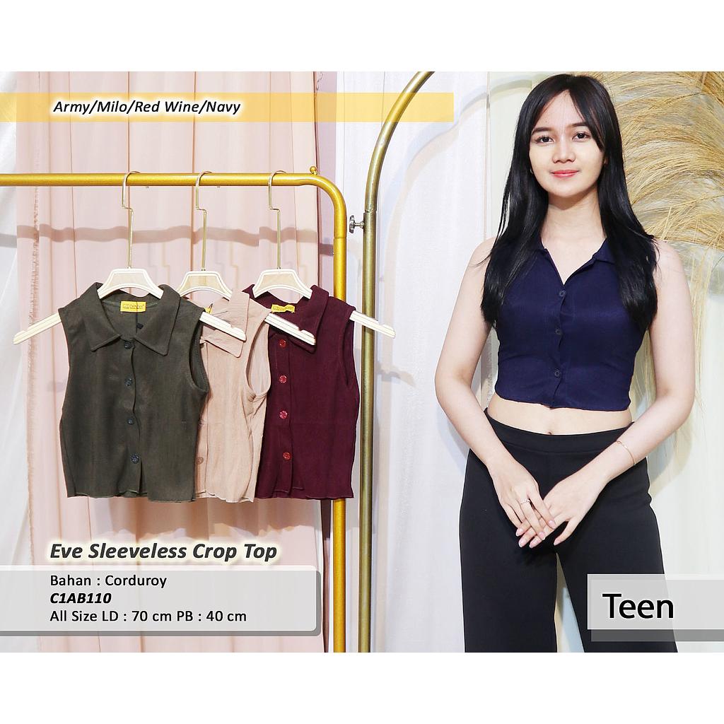 Eva Sleeveless Crop Top
