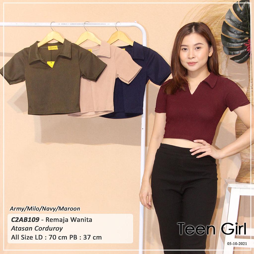 ATASAN VARIASI KRAH KEMEJA LEHER V 