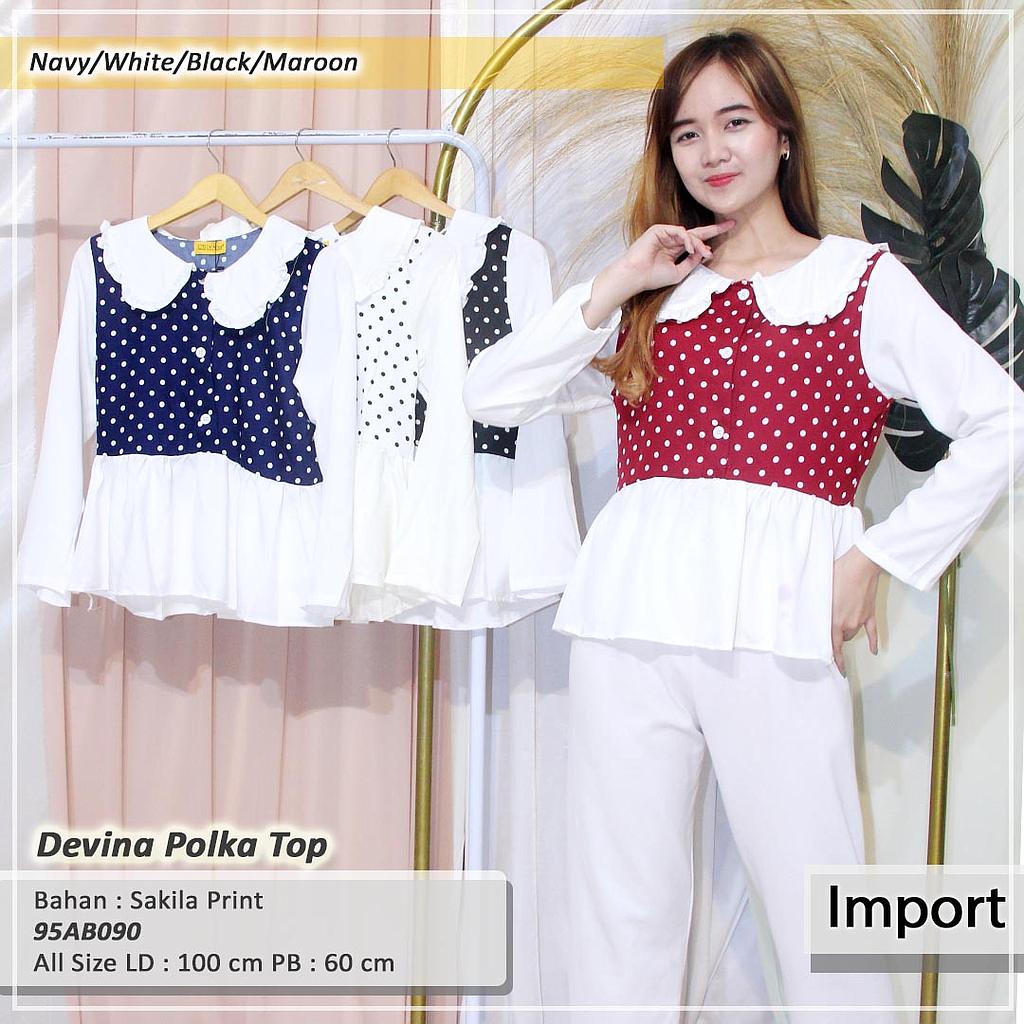 Devina Polka Top