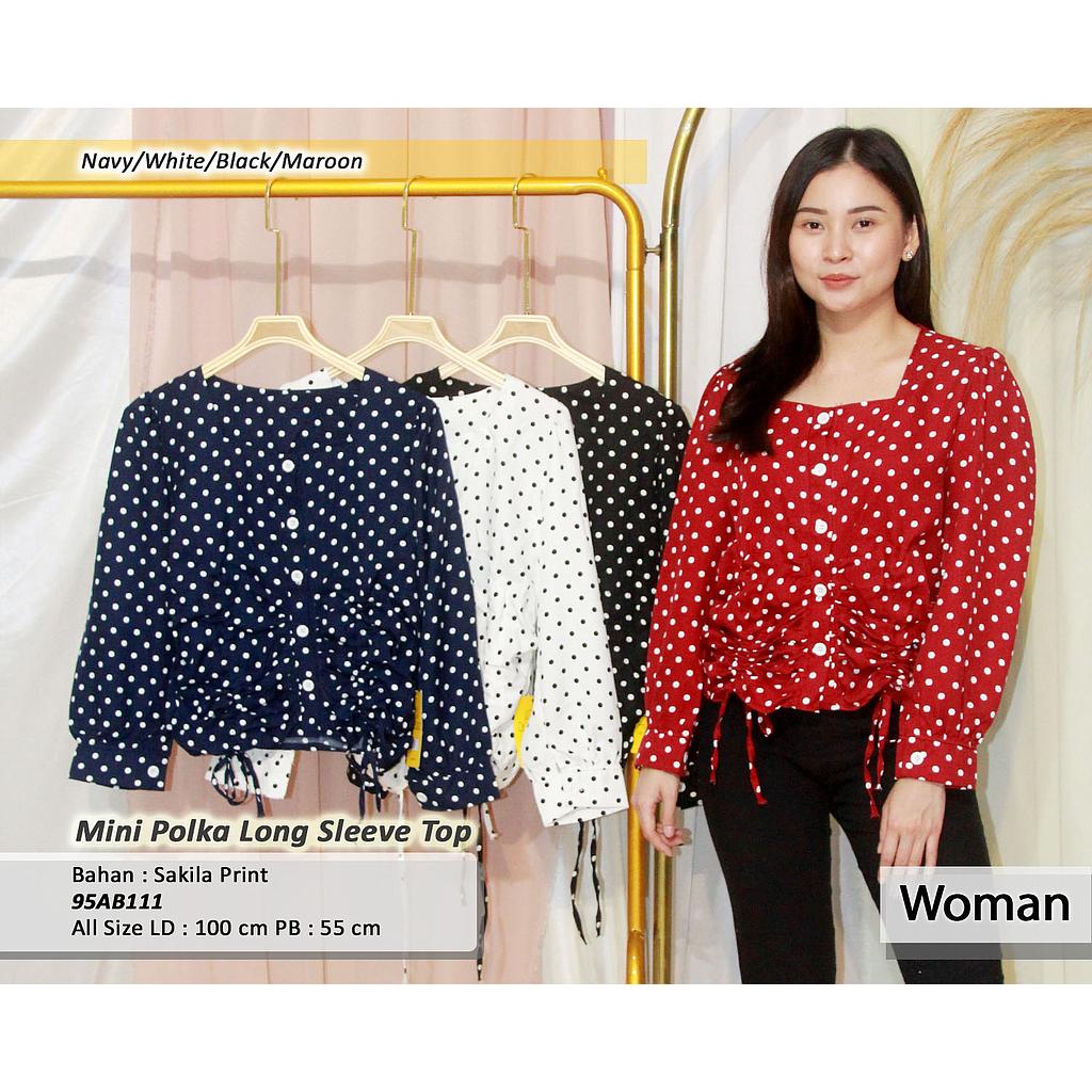 Mini Polka Long  top (AB111)