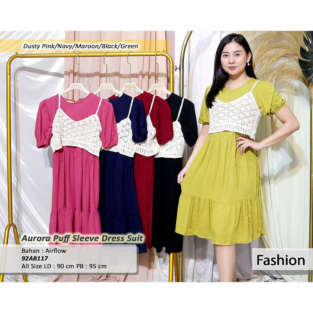 Aurora Puff Sleeve Dress Suit