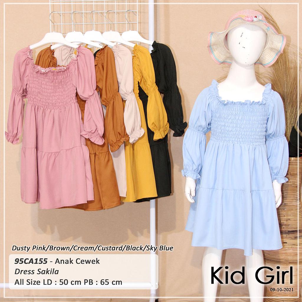 DRESS LEHER SABRINA VARIASI SMOCK KARET TGN PJG 