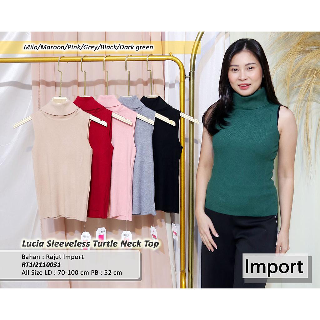 Turtle neck sleeveless