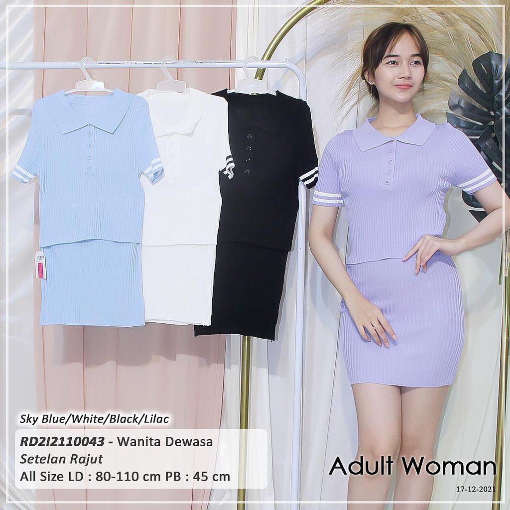 DRESS RAJUT TANGAN PENDEK