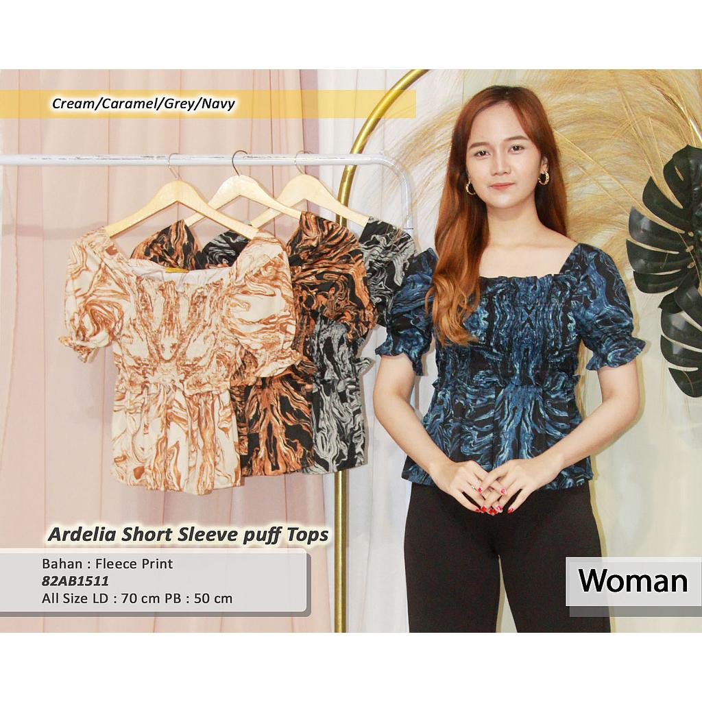Ardelia short sleeve puff tops